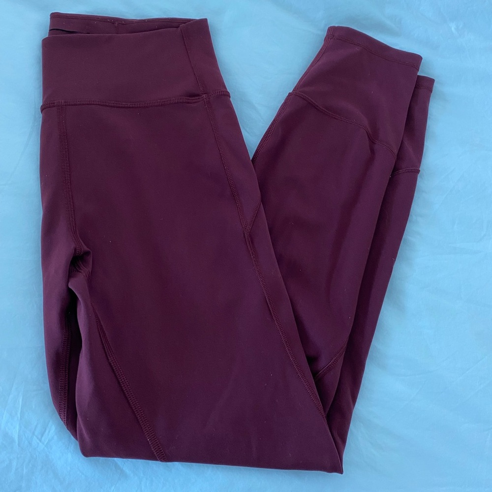 Lululemon Cranberry Full Length Tight